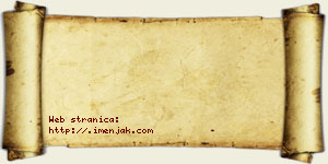 Dina Stojmenović vizit kartica